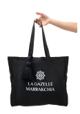 Tote bag noir - La Gazelle Marrakchia