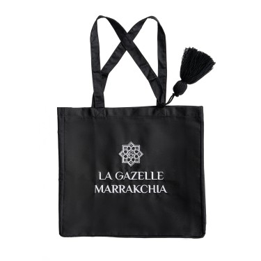 Tote bag noir - La Gazelle Marrakchia