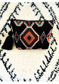 Trousse maxi pompon Agadir - La Gazelle Marrakchia