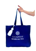 Tote bag bleu - La Gazelle Marrakchia