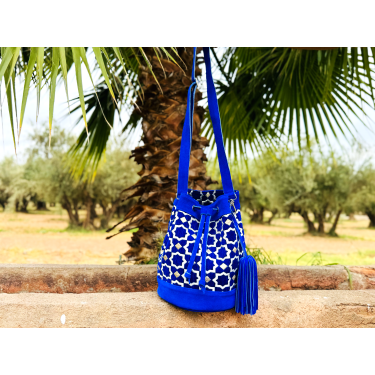 Sac Bourse Majorelle - La Gazelle Marrakchia