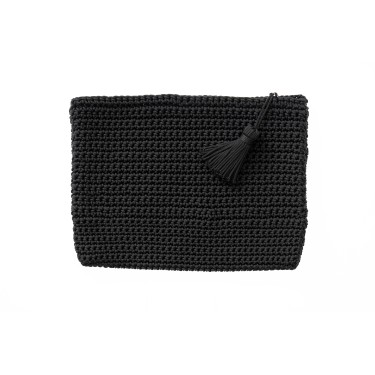 Pochette ordinateur noir - La Gazelle Marrakchia