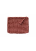 Pochette ordinateur bois de rose - La Gazelle Marrakchia