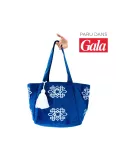 Sac cabas brodé bleu marocain – La Gazelle Marrakchia
