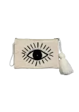 Trousse œil argent - La Gazelle Marrakchia