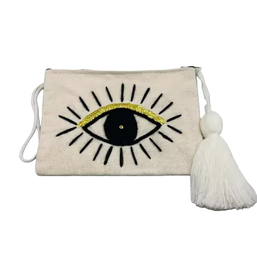 Trousse œil doré - La Gazelle Marrakchia