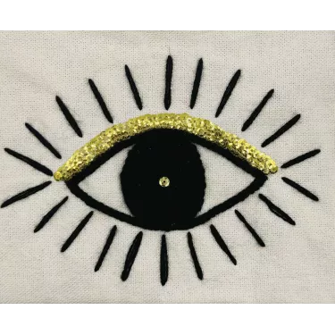 Trousse œil doré - La Gazelle Marrakchia
