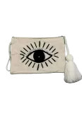 Trousse œil argent - La Gazelle Marrakchia