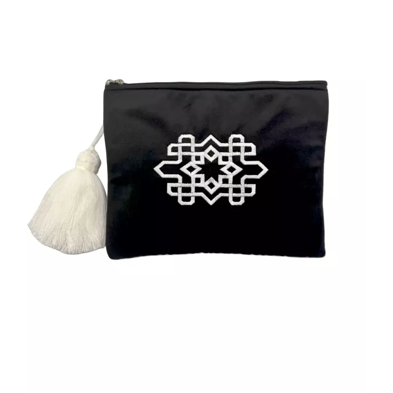 Trousse de toilette femme brodée - La Gazelle Marrakchia