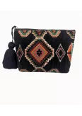 Trousse de toilette marocaine Agadir à pompon - La Gazelle Marrakchia