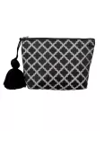 Trousse artisanale marocaine avec pompon- La Gazelle Marrakchia