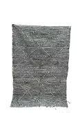 Tapis Zanafi noir - La Gazelle Marrakchia